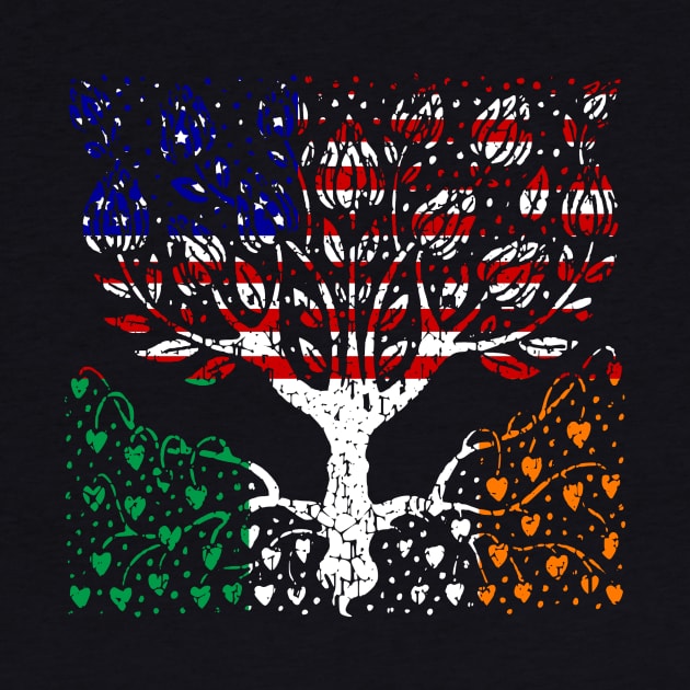 Irish Born American Grown Tree by hippyhappy